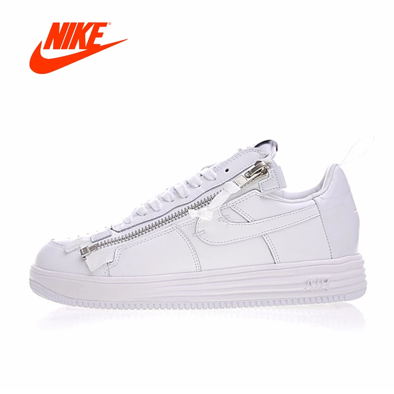 Original New Arrival Authentic Nike Lunar Force 1 x ACRONYM Men's Skateboarding Shoes Sport Sneakers Good Quality AJ6247-100