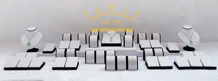 

Quality luxury jewelry of prosperity props counter set pendant portraitist mould base jewelry showcase organizer cases tray