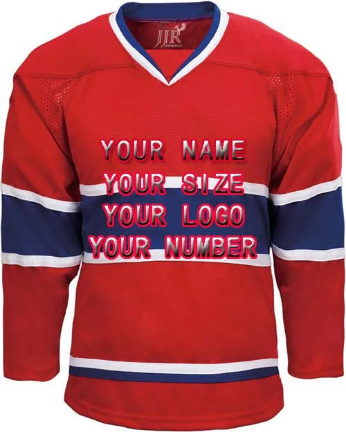 New Factory Custom Free Design Logo Wholesale ICE Hockey Jerseys