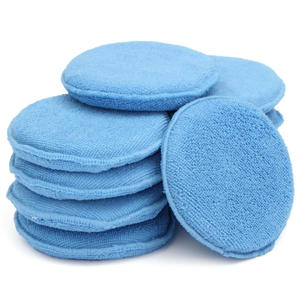 New 10pcs Car Clean Cleaning Drying Towel Microfiber Wax Applicator
