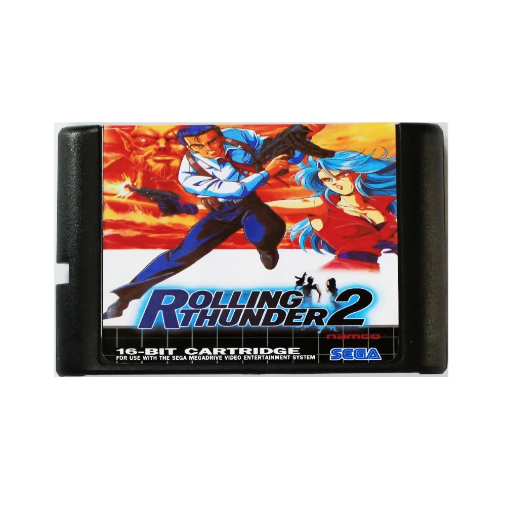 

Rolling Thunder 2 16 bit MD Game Card For Sega Mega Drive For SEGA Genesis