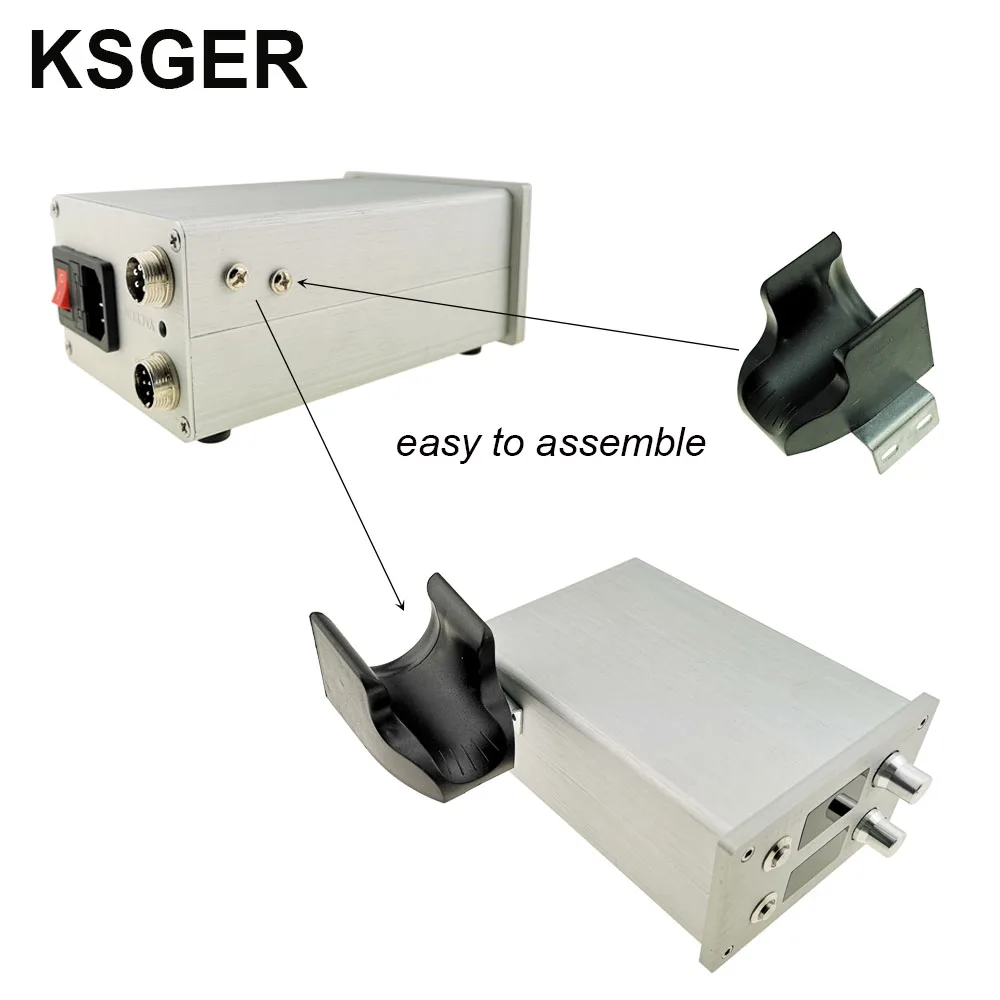 KSGER 2 в 1 T12 STM32 OLED паяльная станция горячий воздушный пистолет SMD сушилка Цифровой паяльник инструмент для ремонта демонтажа ручка из алюминиевого сплава