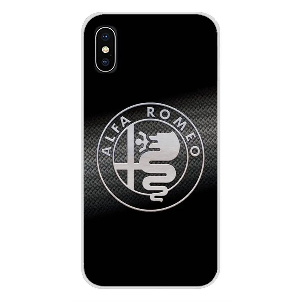 Супер автомобильный мягкий прозрачный чехол с логотипом Alfa Romeo для Xiaomi Redmi Note 6A MI8