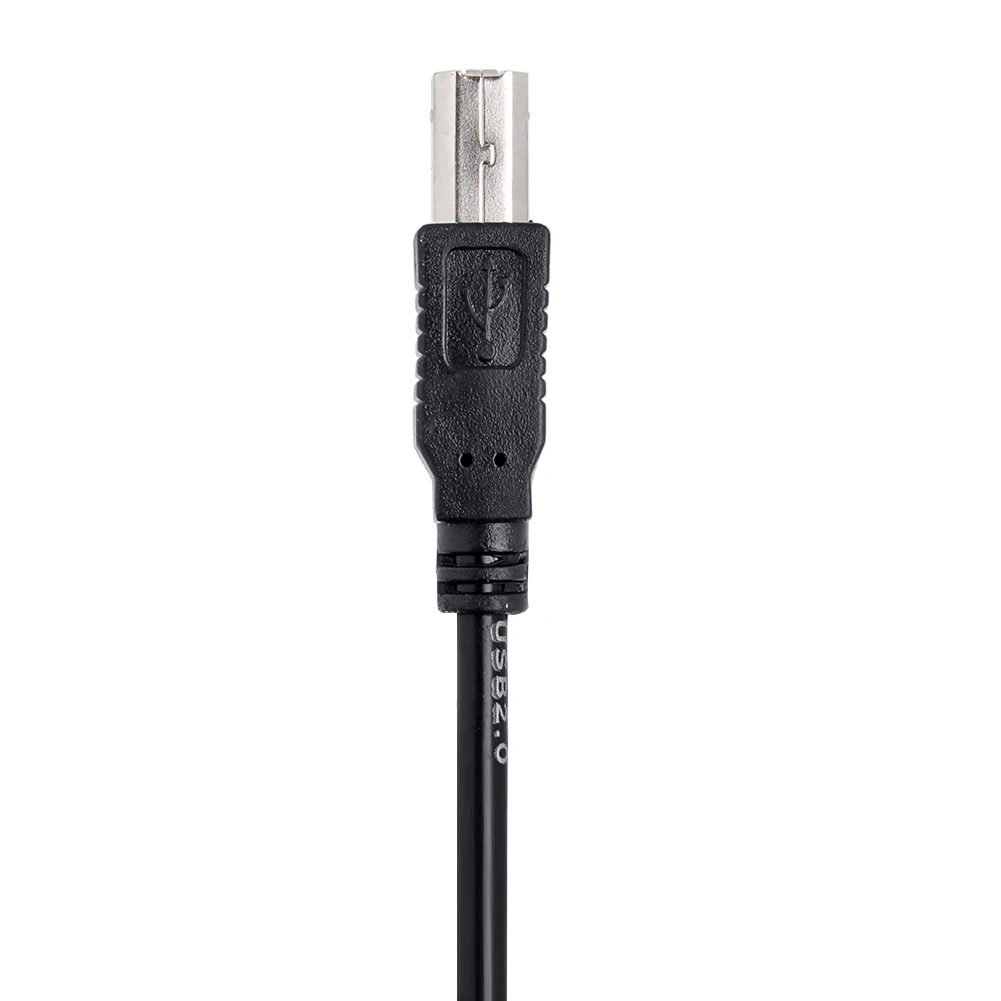 

USB Print Cable 3 Meters Printer Data Cable Black USB Data Cable Full Copper Core