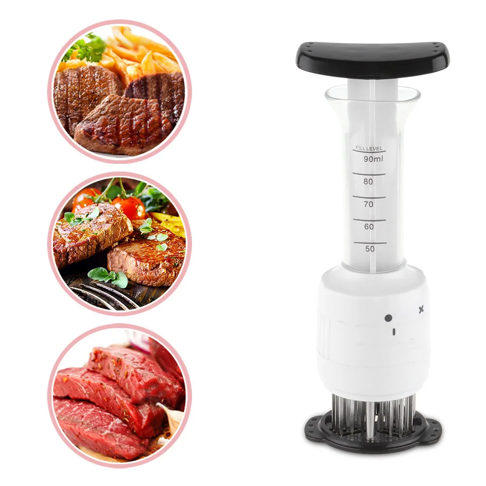 sauces injector Multi function Meat Softener Needle and Syringe