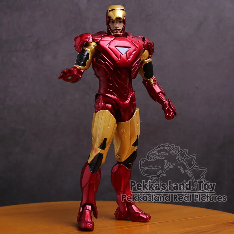 Iron Man 3 Mark MK 42 Tony Stark PVC Action Figure Collectible Model Toy