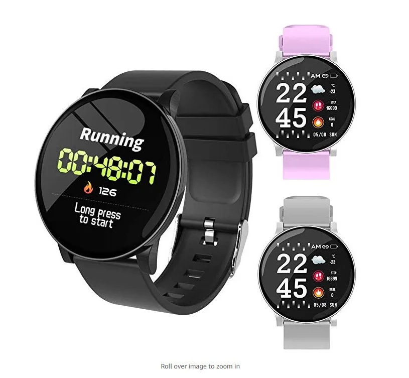 

W8 Smart Watch Men Smartwatch Running Heart Rate Blood Pressure Oxygen Monitor Fitness Tracker Pedometer Sport Watch Gifts