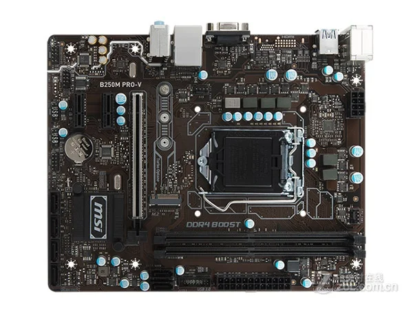 Бесплатная доставка оригинальная материнская плата для новых MSI B250M PRO-V LGA 1151 DDR4