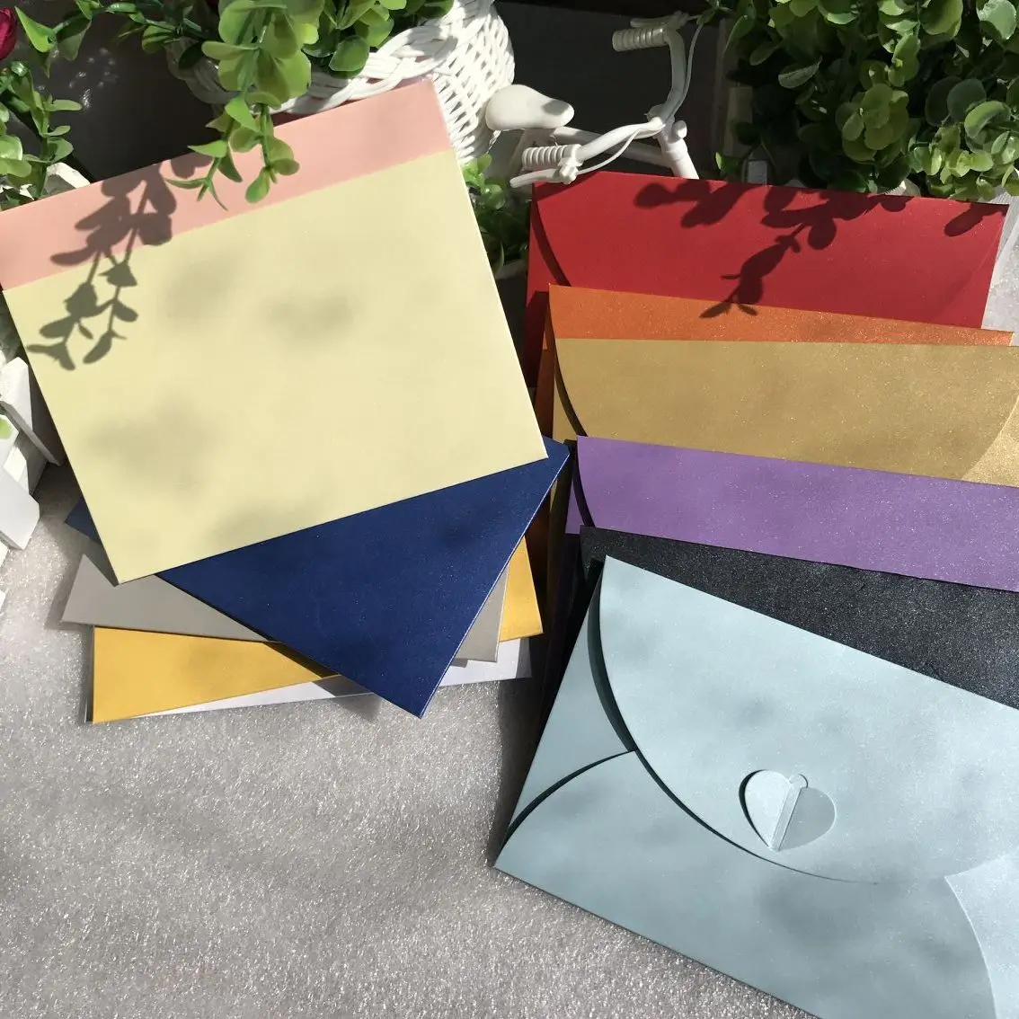 50Pcs 17.5*11cm Vintage Retro Small Colored Blank Paper Envelopes Wedding Party Invitation Envelope Greeting Cards Gift Envelope 50pcs 17 5 11cm vintage retro small colored blank paper envelopes wedding party invitation envelope greeting cards gift envelope