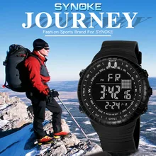 Мужские многофункциональные военные спортивные часы светодиодный цифровой двойной детские наручные часы 10,5