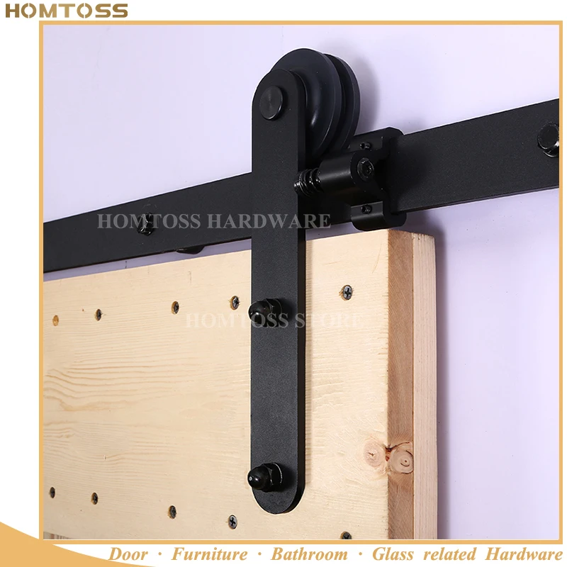 HT-B003 Normal size carbon steel sliding barn door hardware | Обустройство дома