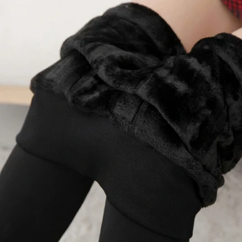 

Nessaj Hot Fashion Women's Autumn And Winter Leggings High Elasticity Seamless Leggings Thick Velvet Pants Warm Leggings 8 Color