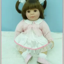 50 см Силиконовые reborn Детские Куклы Игрушки для девочек brinquedos 20 дюймов принцесса для маленьких девочек Младенцы Куклы Дети Мода подарок на день рождения играть хо