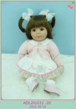 

50cm silicone reborn baby dolls toy girls brinquedos 20inch princess toddler girls babies doll kid fashion birthday gift play ho