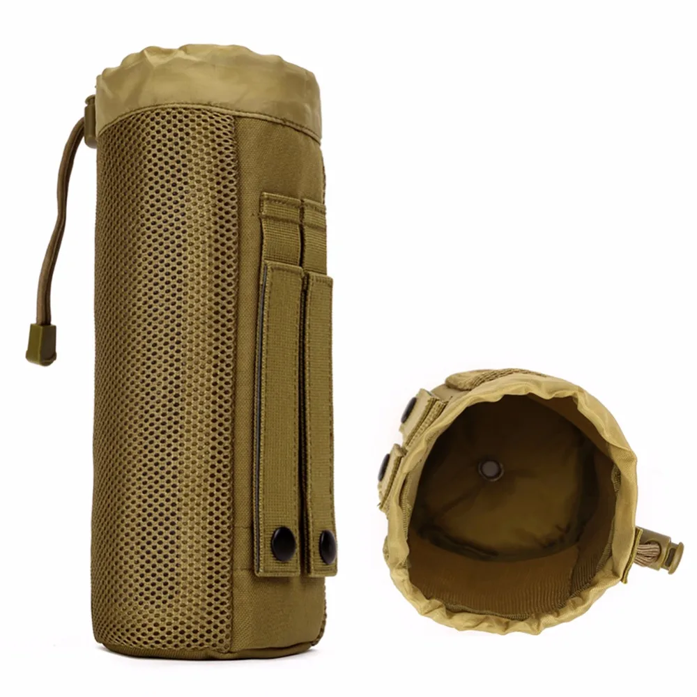 

Protector Plus Outdoor Sport Camping Hiking Tactical Water Bottle Pouch Military Molle Pack Camouflage Gear Waist Back Pack