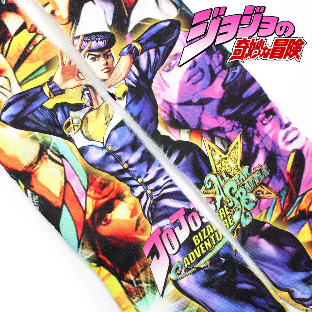 OHCOMICS/популярные хлопковые носки Otaku JoJo's bizare Adventure Kujo Jotaro крутые теплые гольфы на