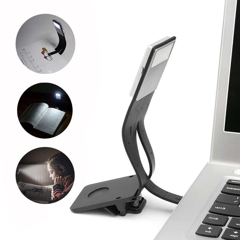 

portable Rechargeable reading book lamp Flexible disassembly USB LED reading lamp leeslampje led clip light for book reading