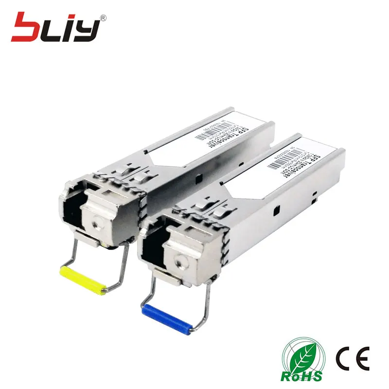 1000 Мбит/с mini gbic LC коннектор sfp модули 5 км/20 км/40 км/60 км/80 км/120 км BiDi WDM оптический