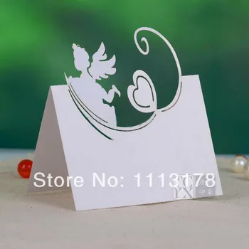 

wedding table card seat card Decorations Party place card name card hollow personalized 09pc001
