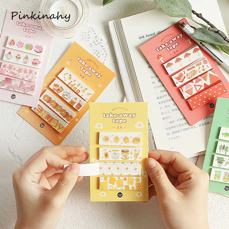 

Creative Kawaii Japanese snack Paper Decorative Adhesive Tape Cute multi-series Washi Tape/Masking Tape Label Stickers