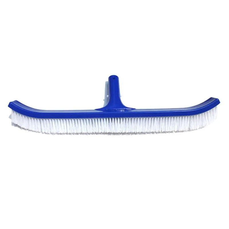 18" Curved Swimming Pool Cleaning Tools Plastic Spa Wall Floor Brush Head Heavy Duty Clean Tool