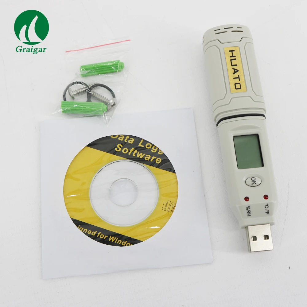 

Waterproof HE173 Digital USB Temperature Humidity Data Logger IP67 Waterproof
