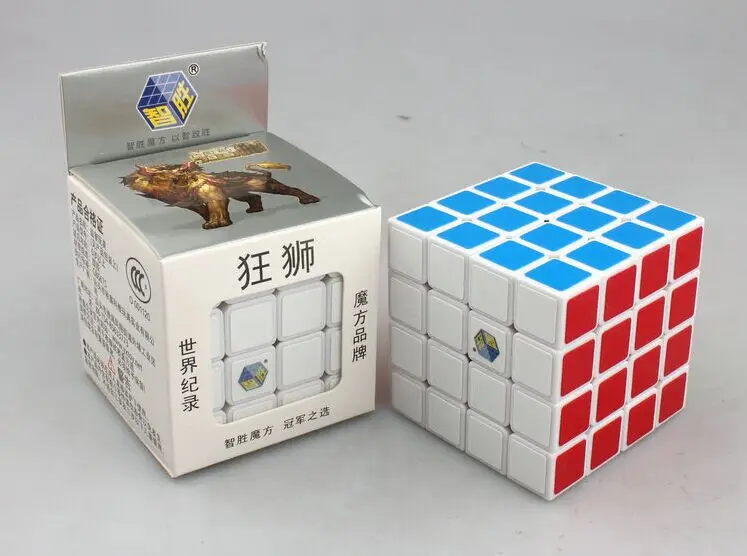 Новые Юйсинь Чжишен Лев 60 мм 4x4x4 магический куб Скорость Поворотная головоломка, развивающие magico Cubo игрушки Специальные игрушки