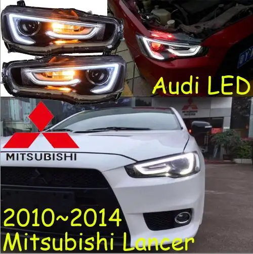 Mitsubiish Lancer headlight2008~, подходит для LHD,! ASX, Lancer противотуманный светильник, Lancer EX, LX, Outlander, galant, grandis - Цвет: Model1 2010 to 2015