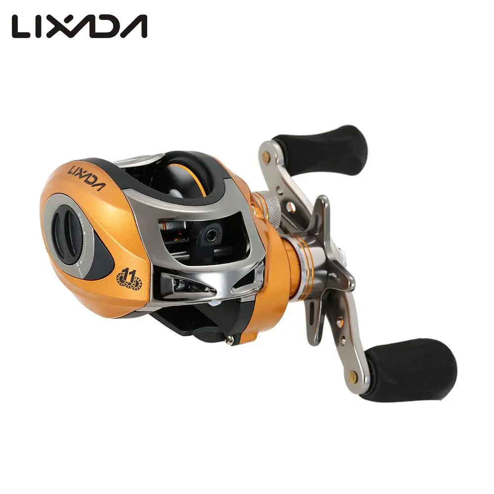 Lixada высокая скорость 6 3: 1 Рыболовная катушка LMA200 Molinete Carretilha Pesca катушки Левая