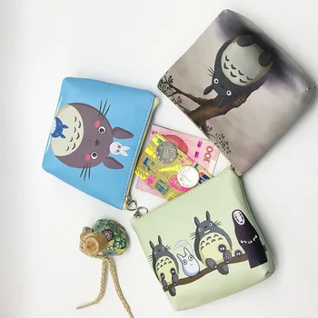 

Free ship!1lot=12pc!New Totoro cartoon coin purse / key bag / Cosmetic Bag/ cute coin mini wallet/storage bag