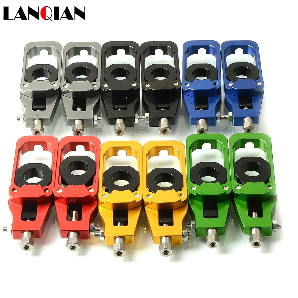 CNC  Motorcycle  Rear Axle Spindle Chain Adjuster Tensioners Catena For BMW S1000RR 2009-2016 S1000R 2014-2015 HP4 2012-2014