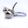 3D cat keychain cute key ring for women kitten lucky cat key chain key holder mens car portachiavi chaveiro llaveros bag charm ► Photo 2/6