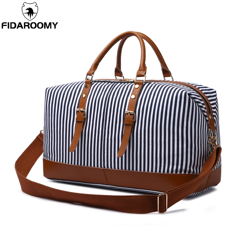 

Men Travel Duffel Bags Large Capacity Canvas Multifunction Weenkender Top Handle HandBags with Shoulder Strap Multiple Pockets