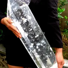 Ddh00994 ОГРОМНЫЙ Довольно ясно SMELT кристалл кварца точка