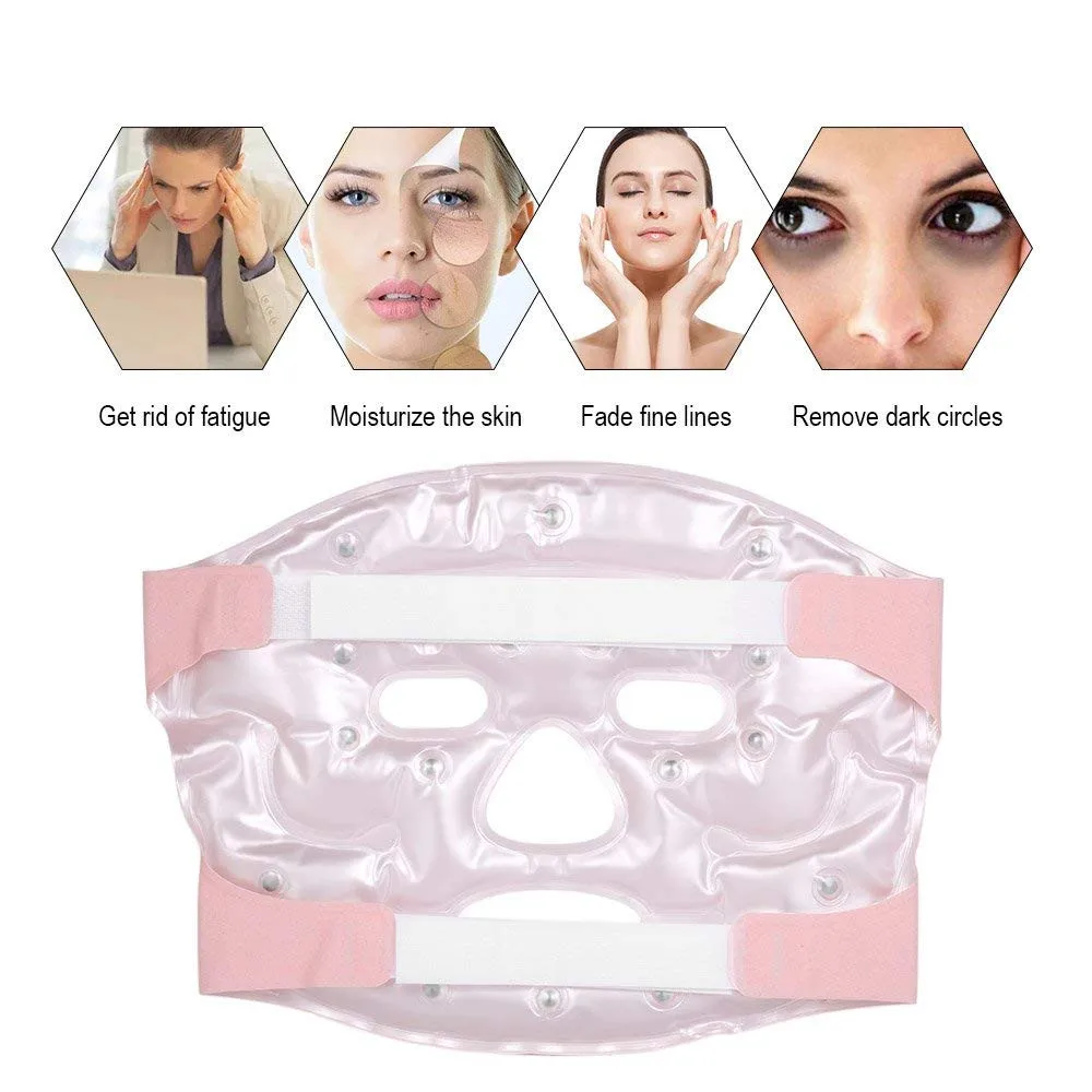 Beauty Face lift Mask Tourmaline Therapy Massage Anti Wrinkle