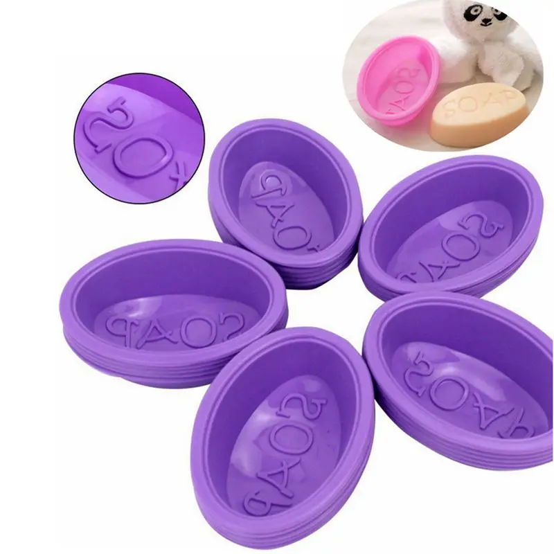 

25Pcs Random Color Soap Molds Silicone Homemade Handmade Soap Silica Gel Mold Baking Mold Cupcake Liners New YYY9377