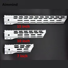 7 10 12 15 дюймов Picatinny mlok handguard Rails free Float ar 15 Handguard Quad Rail для AEG M4 M16 AR15 для охоты и стрельбы