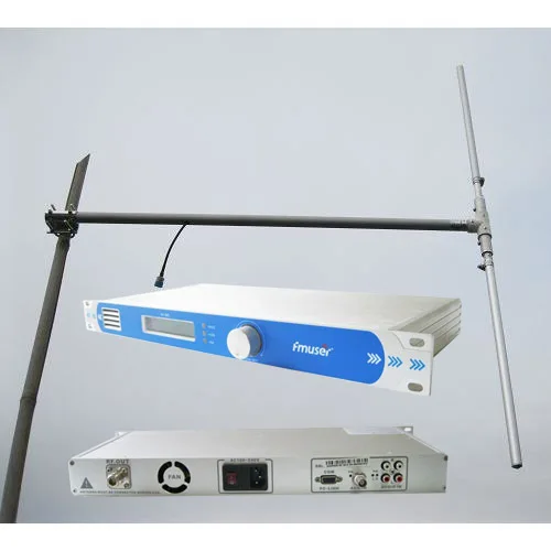 

NEW Arrival FU-30L PLL Professional 30W FM Transmitter 87-108Mhz Power Adjustable + 1/2 wave dipole antenna KIT