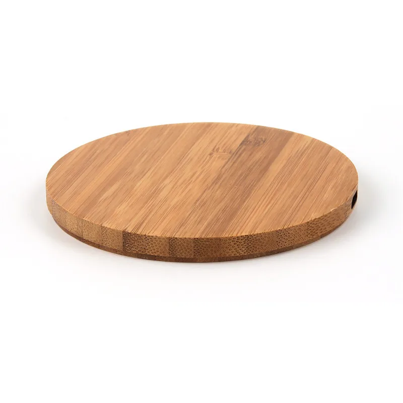 

696 Wood Bamboo Qi Wireless Charger Charging Pad Mat For iPhone 8 Plus X Samsung Galaxy S6/S6 Edge For Nexus 4 5 6