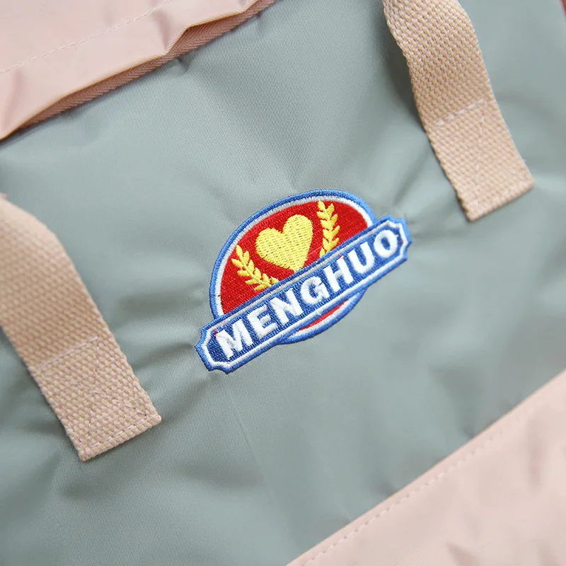 MENGHUO Panelled 2018 Women Canvas Backpack School bag for Girl Ladies Teenagers Casual Travel bags Schoolbag Backpack Mochila (59)