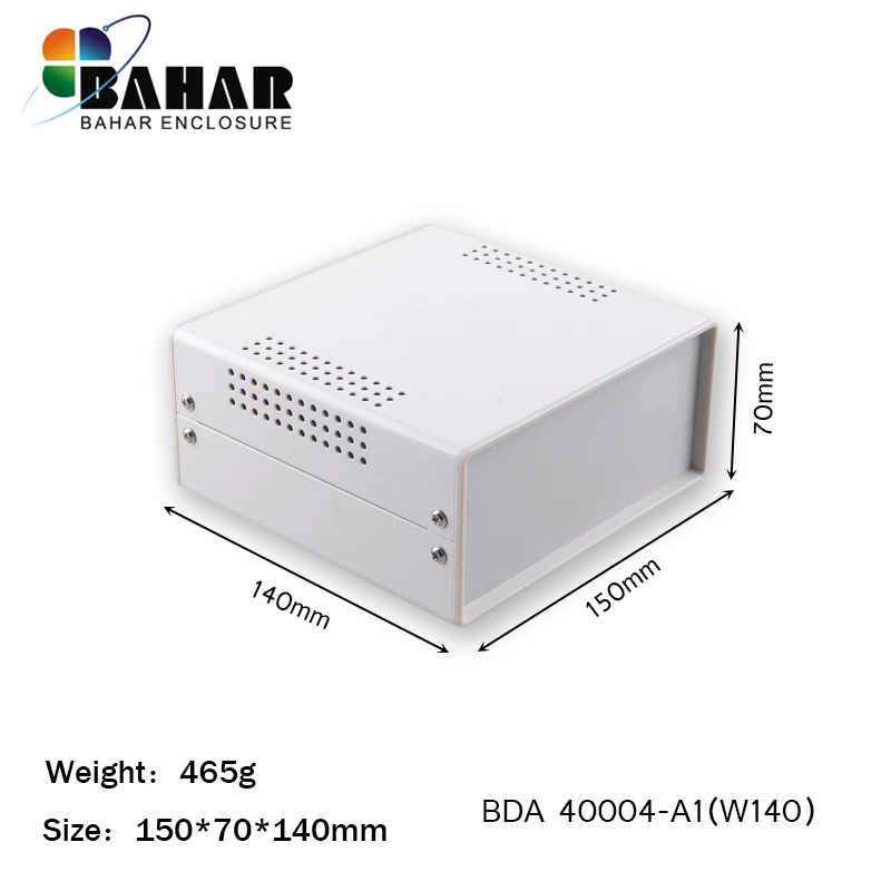 

BAHAR 150*140*70mm Iron housing for electronics diy instrument case project case iron electric junction box BDA 40004(W140)