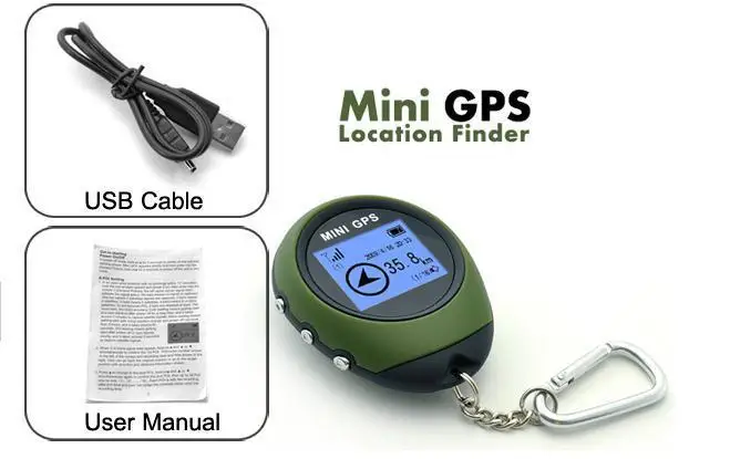 YUANMINGSHI портативный мини gps трекер, Локация искатель с цифровым компасом+ трек Hiker mate Спорт на открытом воздухе мини gps трекер