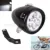 Moto Metallo Nero Luminoso 6 LED Vintage Bici Bicicletta Faro Luce Anteriore Retro della Testa Della Nebbia Della Lampada di Notte Funzione Strobo