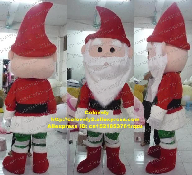 Рождественский костюм для папы Санта Клауса Kriss Kringle талисман взрослых