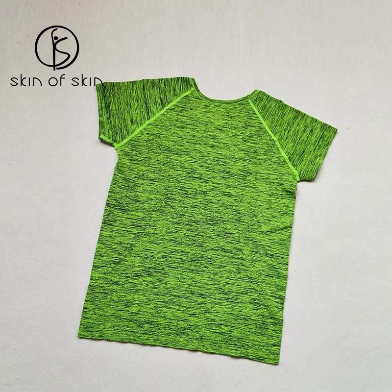 2019 Women Quick Dry Sport Yoga Short Shirt Breathable Exercises Female Yoga Top Gym Running Fitnes