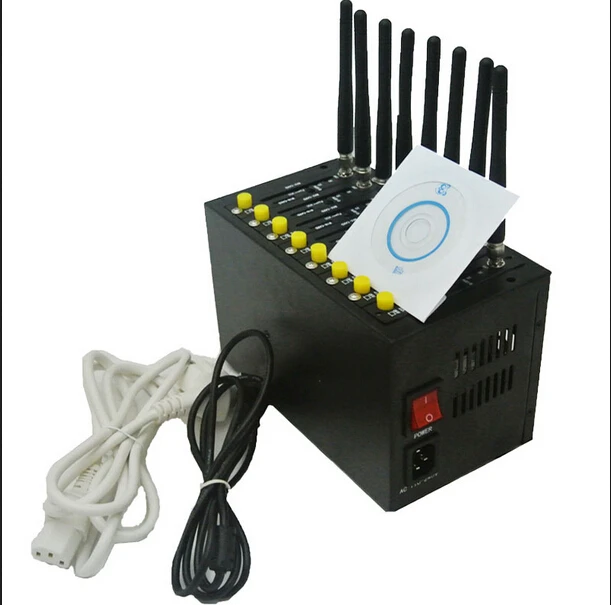 Низкая цена двухдиапазонный 900/1800 мГц GSM модем 8 портов usb для отправки sms и