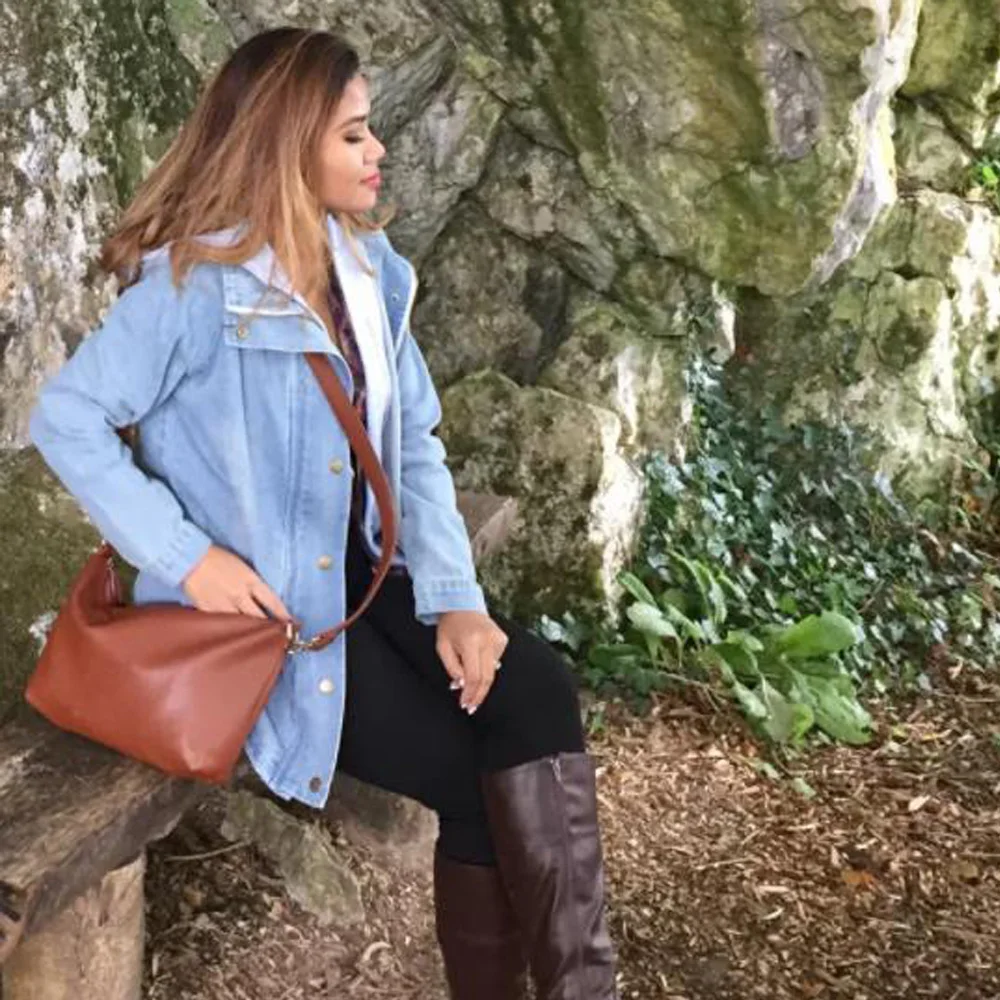 zaful button up denim jacket and hooded vest