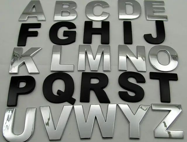 Chrome Letters For Car Name Chrome Letters For Car Name