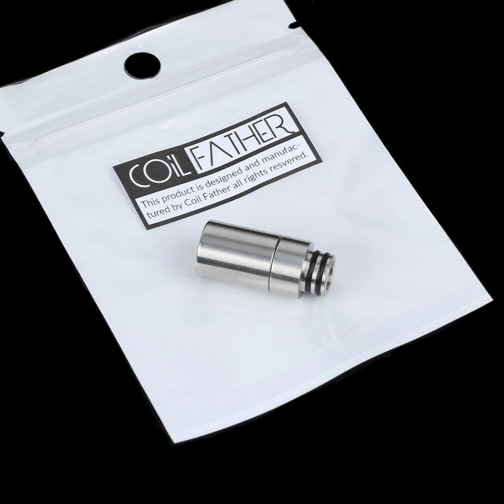 Дрип тип Coil Father 10 шт./лот 510 из нержавеющей стали материал SS316 2 в 1 для электронных