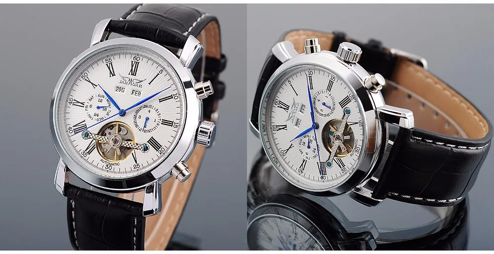 Tourbillon Auto Mechanical Mens Watch with Full Calendar Tourbillon Auto Mechanical Mens Watch with Full Calendar